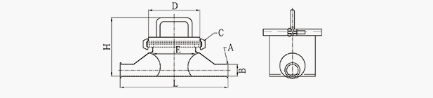 Magnetic Liquid Trap with Clamp Connection Structure Magnetic Liquid Trap with Clamp Connection Structure