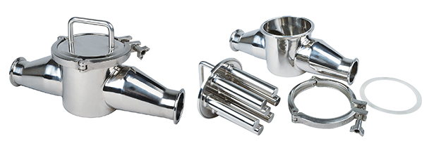 Magnetic Liquid Trap with Clamp Connection Magnetic Liquid Trap with Clamp Connection