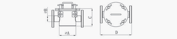 N-style Magnetic Liquid Trap Structure N-style Magnetic Liquid Trap Structure