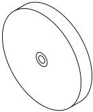 Line Drawing Rubber Coated Pot Magnet STP Line Drawing Rubber Coated Pot Magnet STP